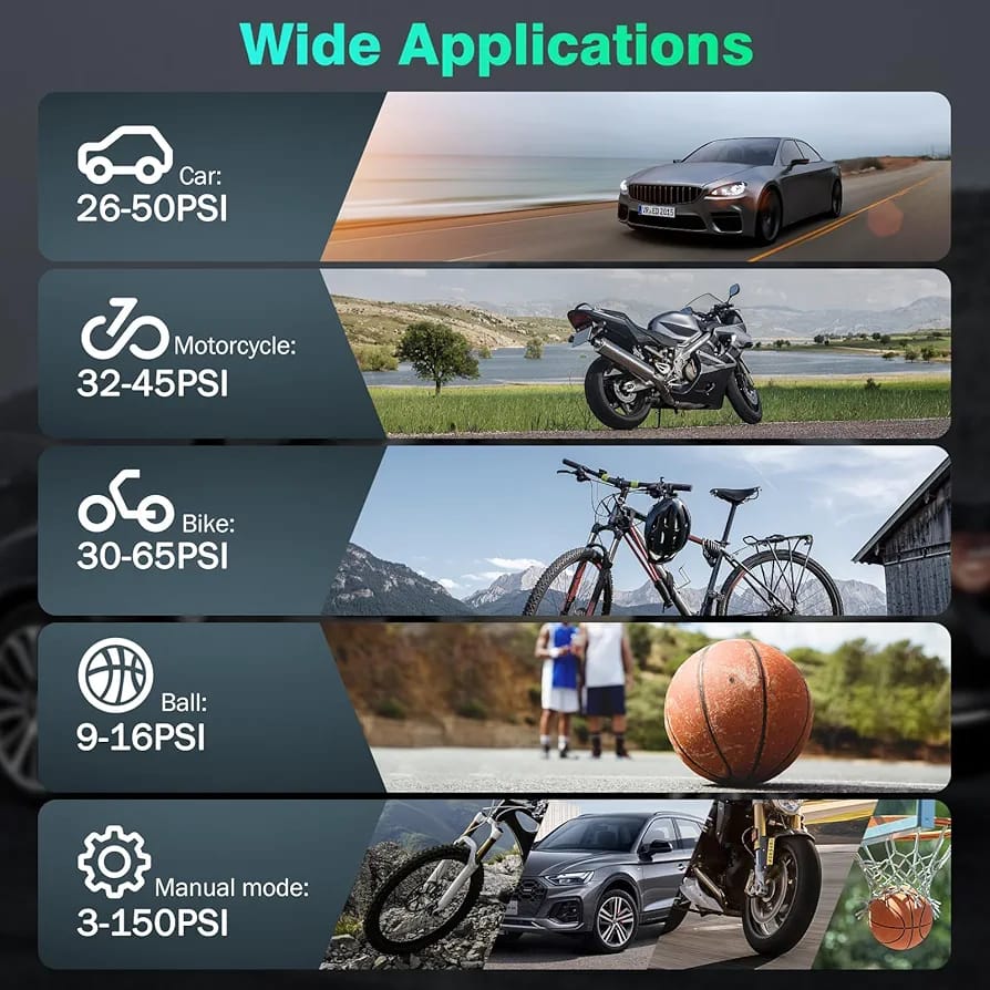 Brand Name - Kialloy Tyre Inflator Air Compressor - Image 10