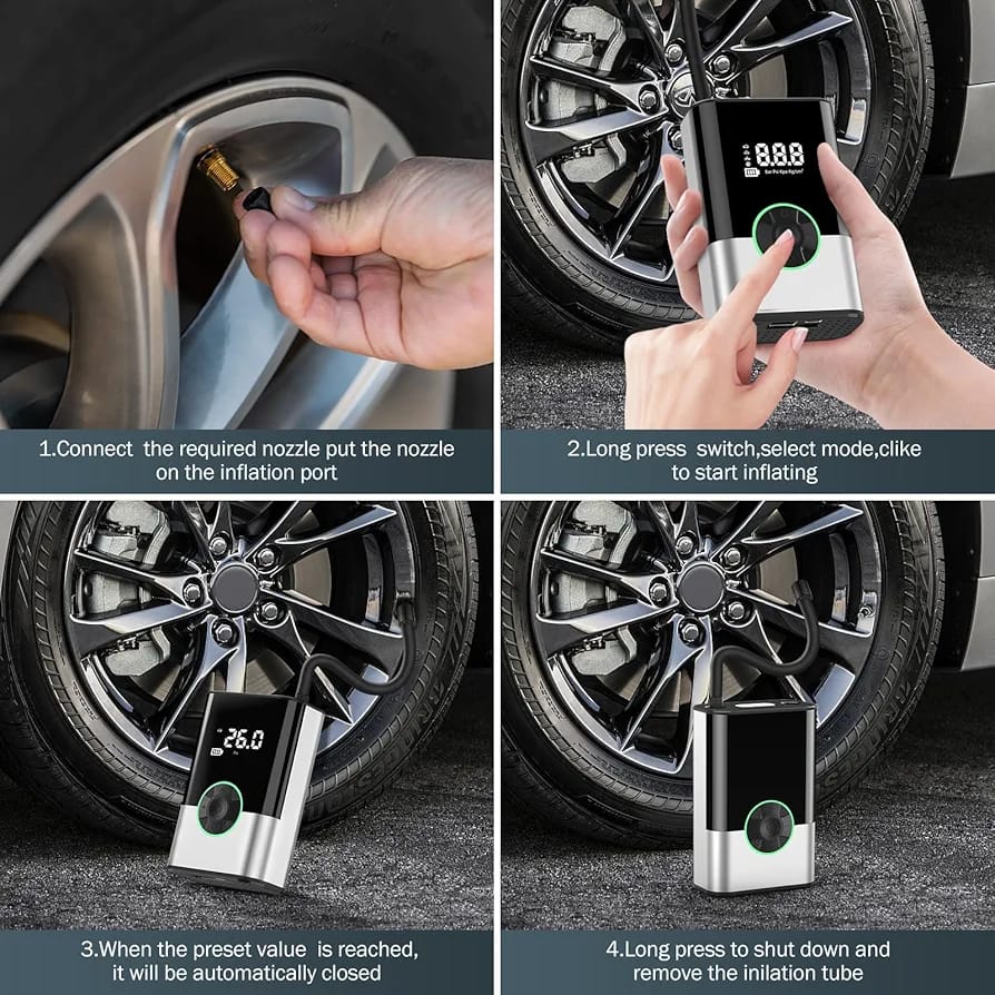 Brand Name - Kialloy Tyre Inflator Air Compressor - Image 8