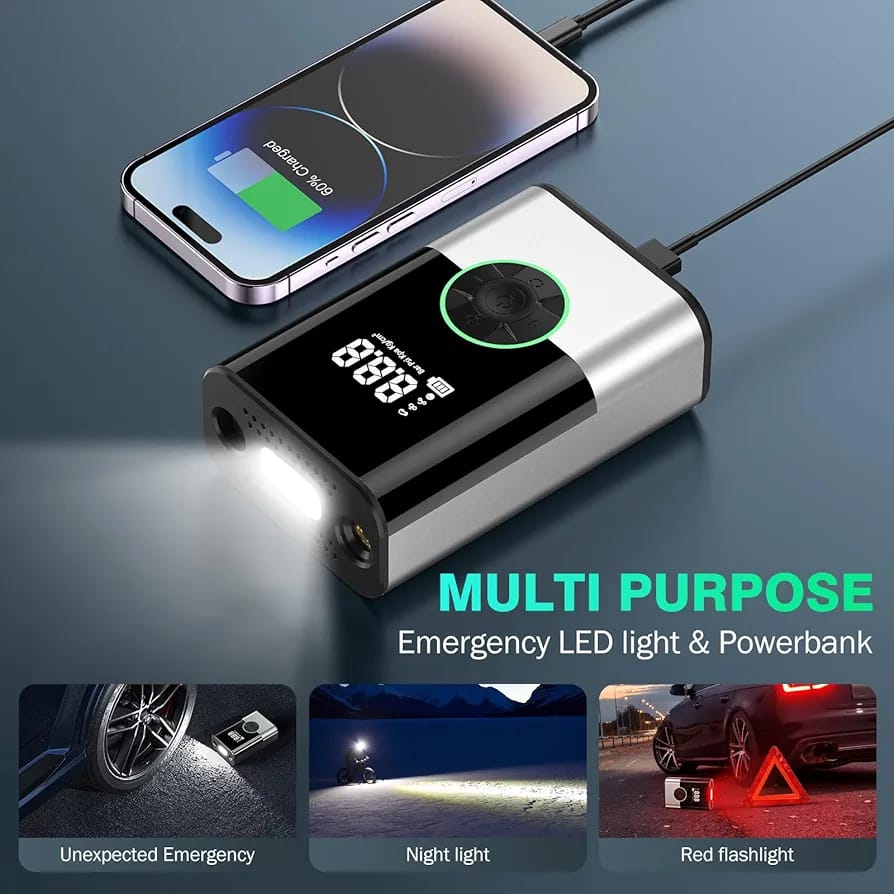 Brand Name - Kialloy Tyre Inflator Air Compressor - Image 4