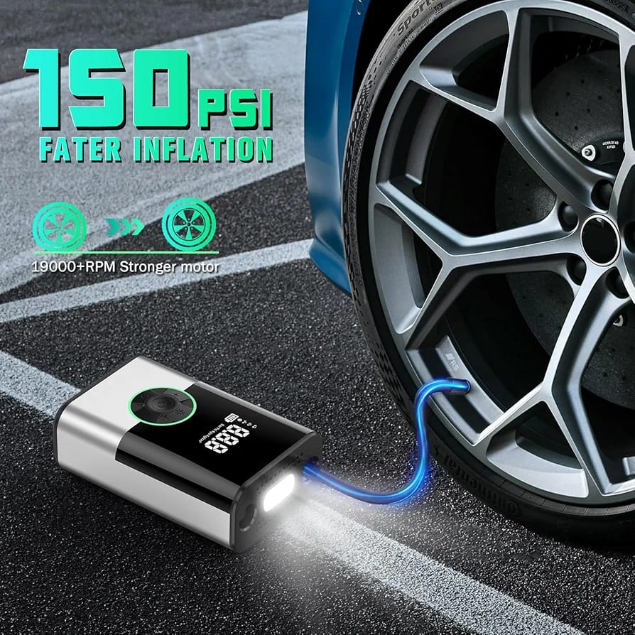 Brand Name - Kialloy Tyre Inflator Air Compressor - Image 7