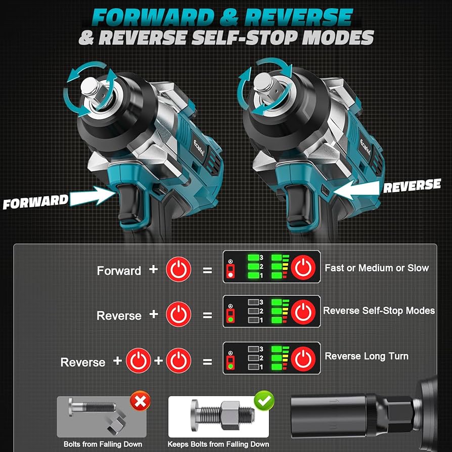 3/8" Cordless Impact Wrench - Image 5