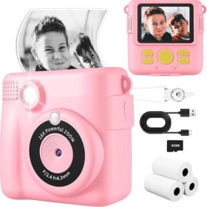 Children's instant print digital camera set