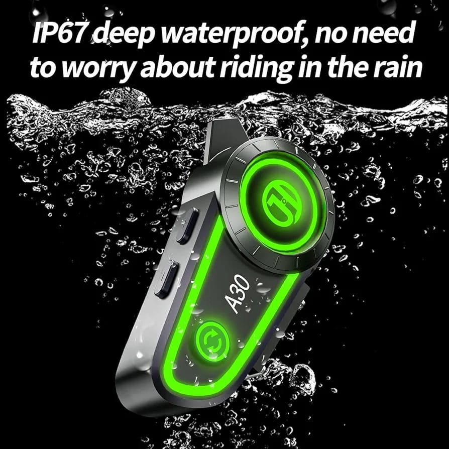 A30 Motorcycle Helmet Headset, Wireless 5.3 Bluetooth - Image 5