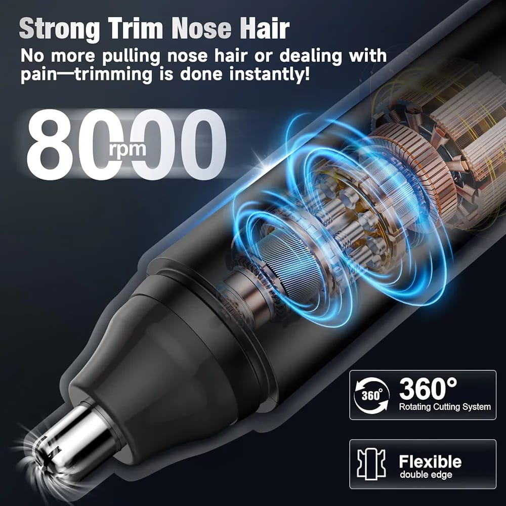Rechargeable Nose Hair Trimmer for Men - Image 9
