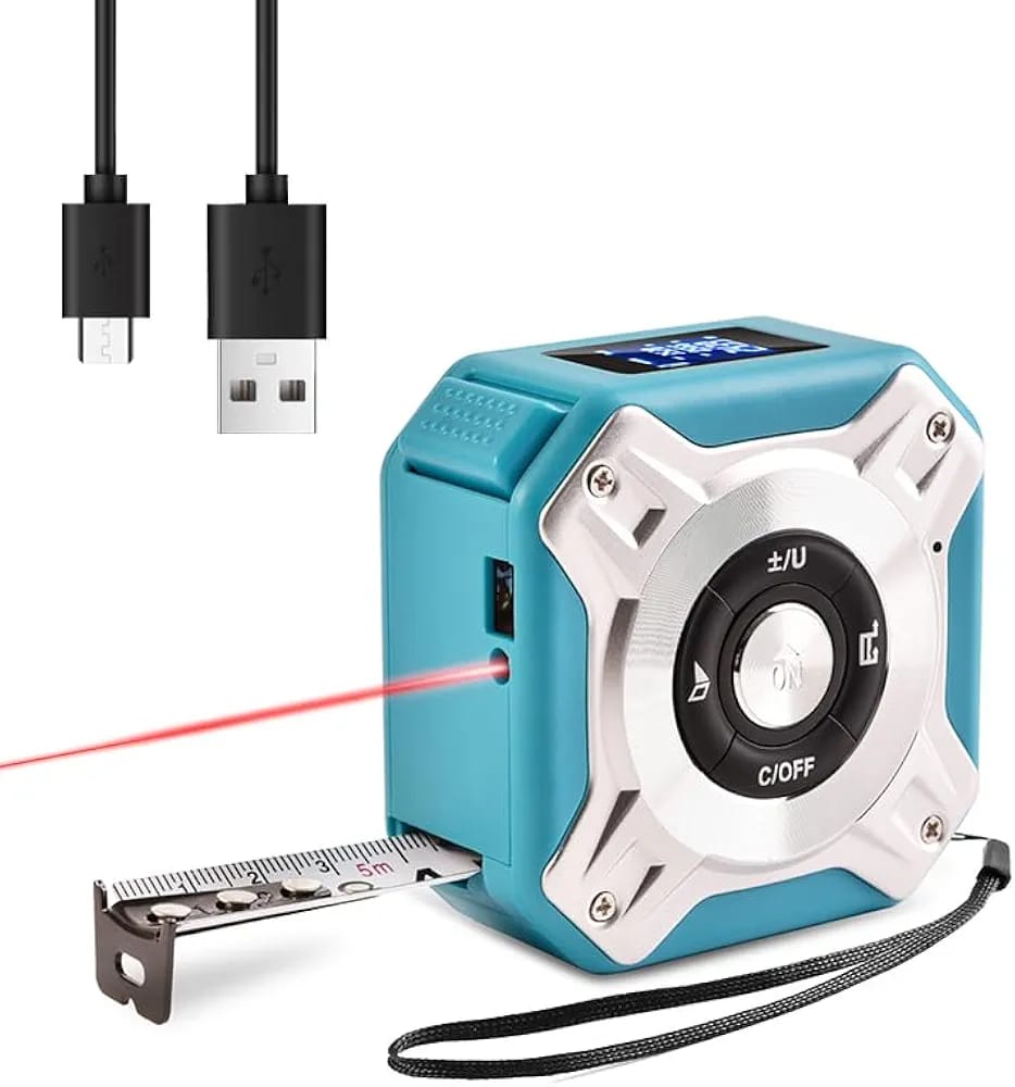 130ft/40m Laser Distance Laser Measurement Tool Scales with Large LCD Displa