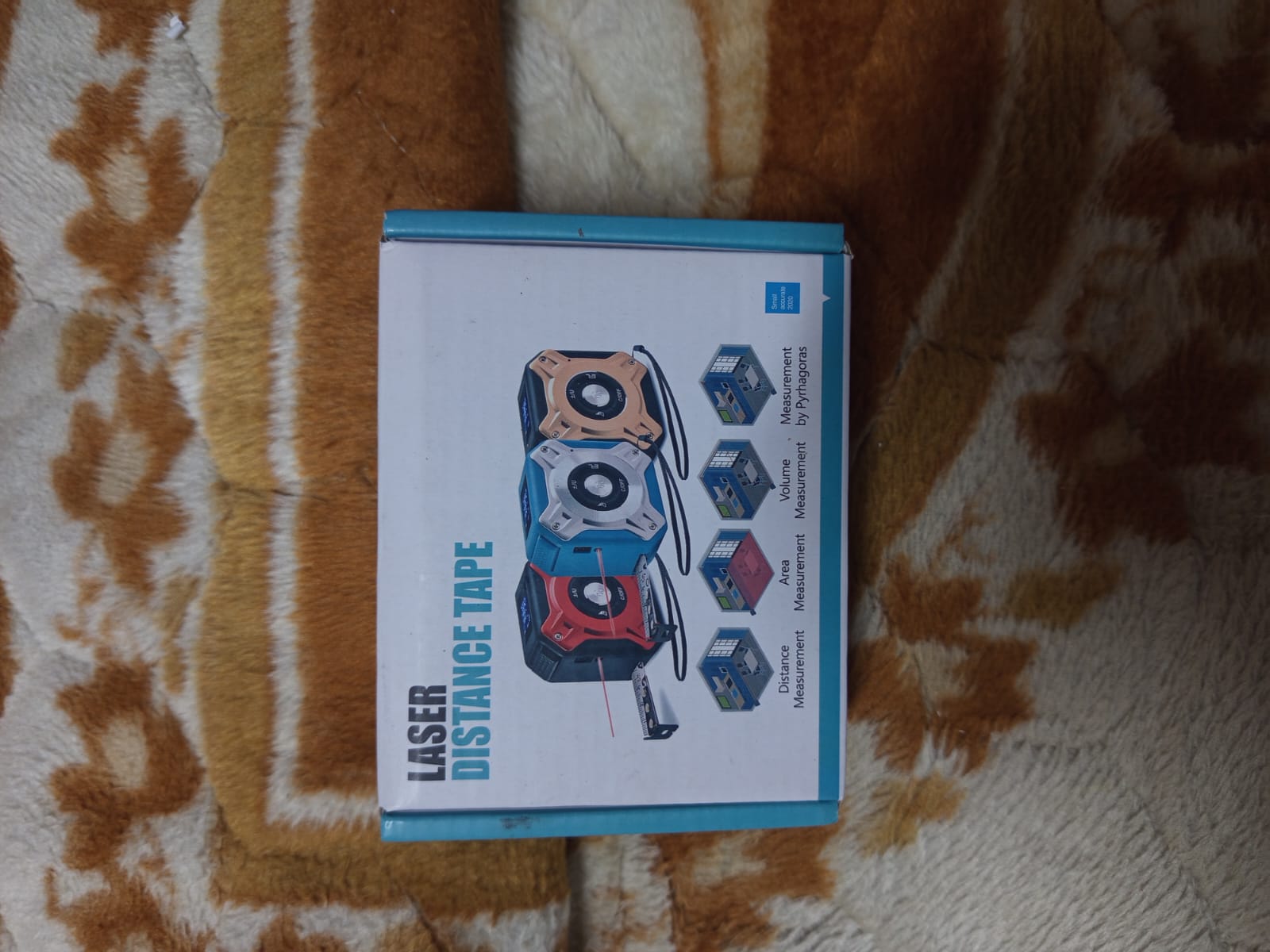 130ft/40m Laser Distance Laser Measurement Tool Scales with Large LCD Displa - Image 2