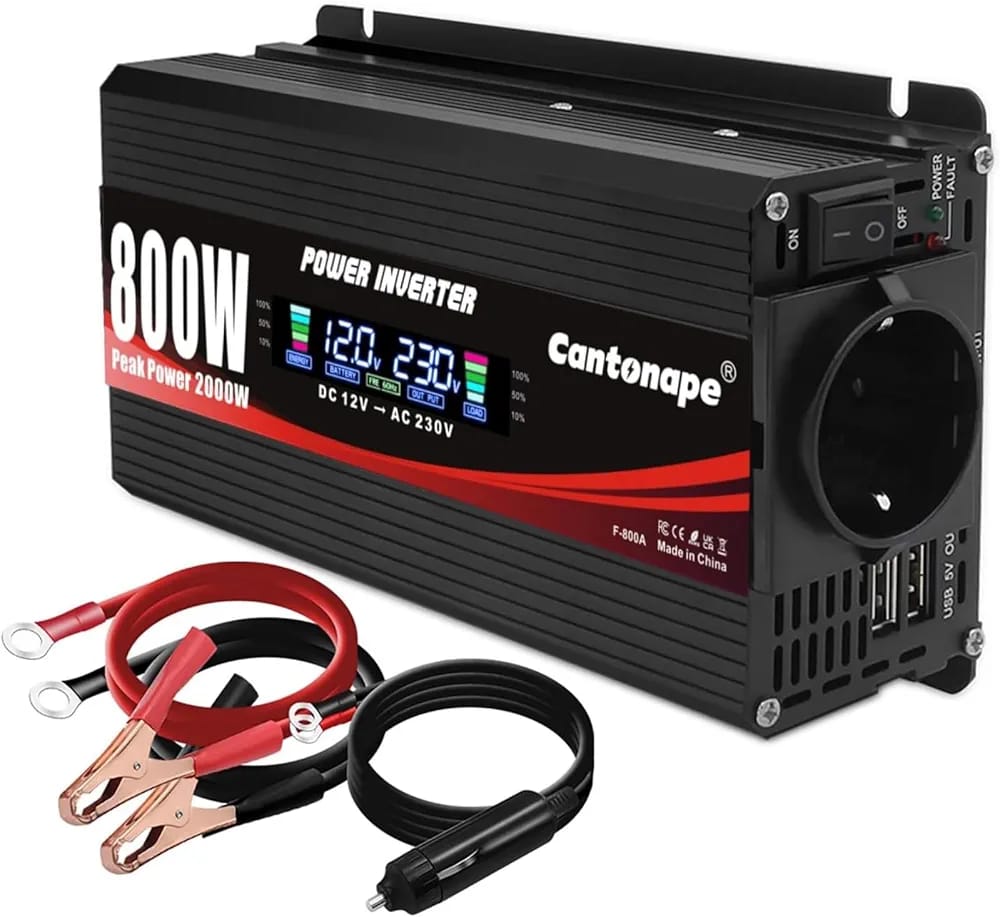 Cantonape 800W Car Power Inverter (Model F-800A)