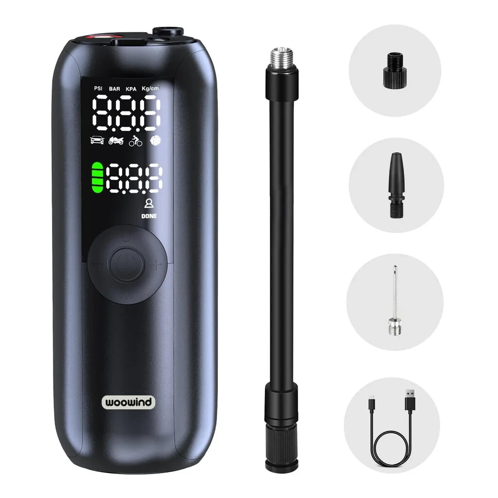 Woowind LP1 Bike Pump Bicycle Pump and Tire Inflator - Image 3