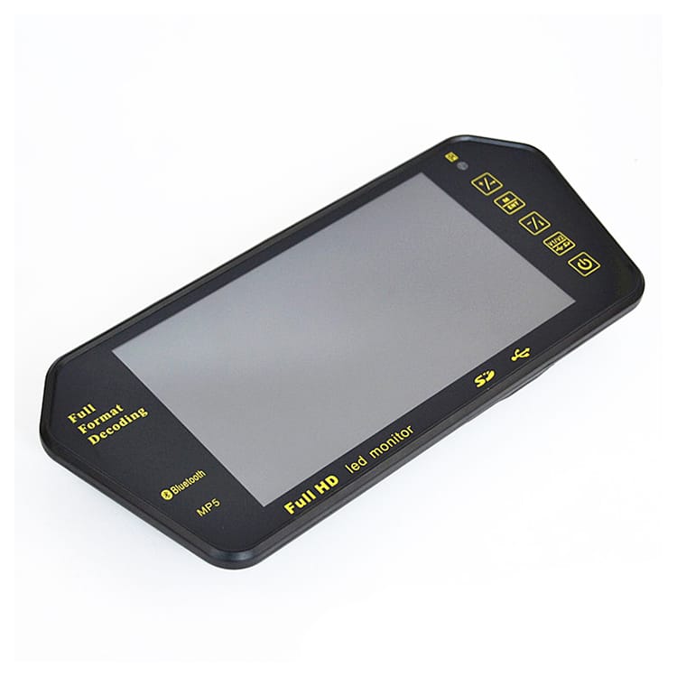 7 Inch Rhombus MP5 RVM Rear View Mirror Monitor with BT - Image 6