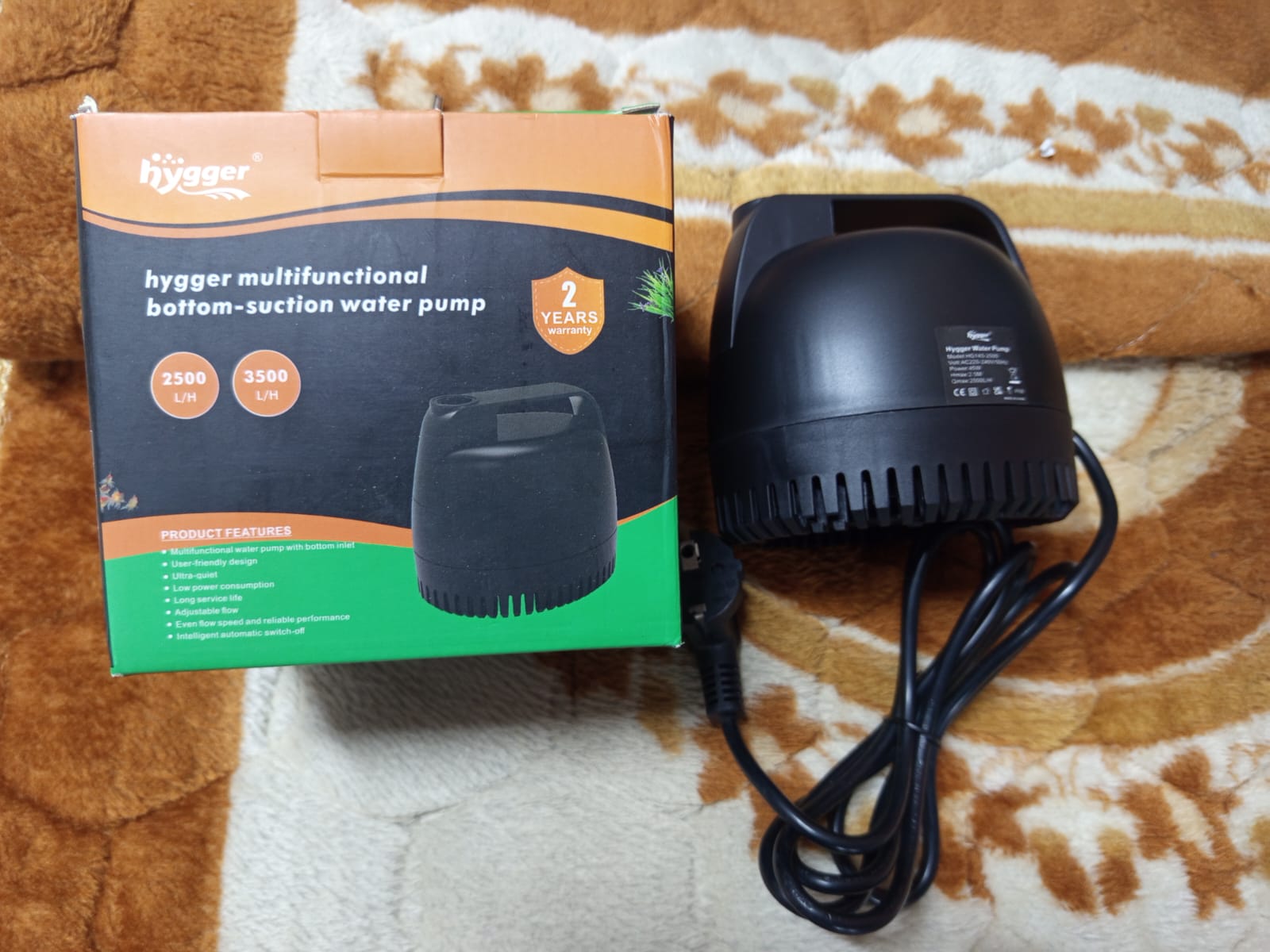 hygger Water Pump for Water Feature,3500L/H Submersible Water Pump for Fountain Pond Hydroponic Statuary Waterfall - Image 2