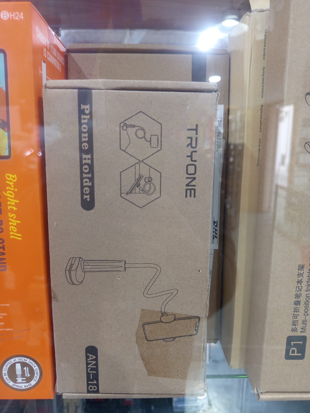 TRYONE Gooseneck Phone Holder Stand ANJ-18 Bed Des Mount for 4-7 inch Smartphone - Image 2