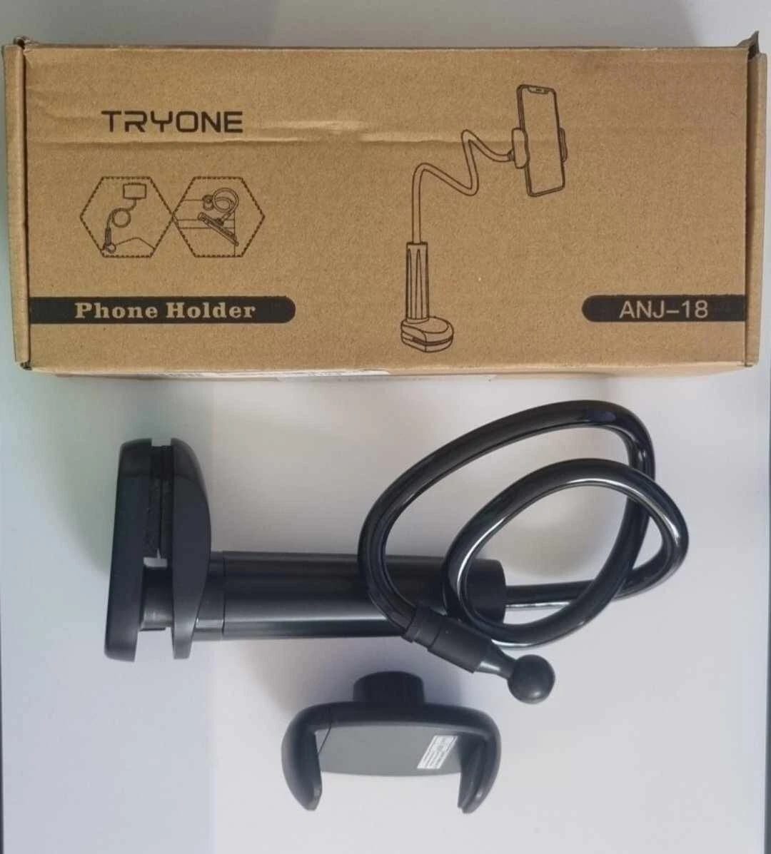 TRYONE Gooseneck Phone Holder Stand ANJ-18 Bed Des Mount for 4-7 inch Smartphone - Image 3