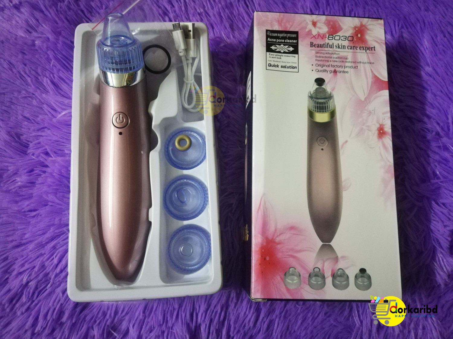 Blackhead Remover 6 in 1 Multi-function and Whitehead Remover Device oil out of your skin