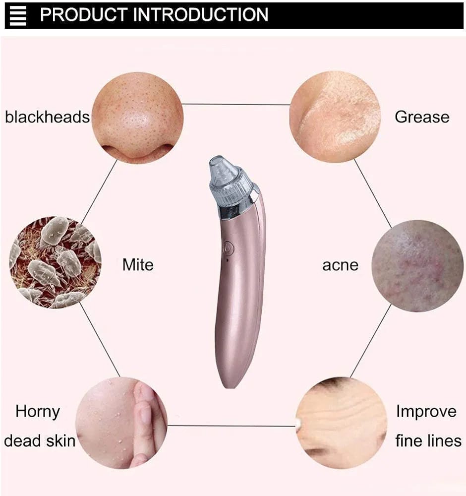 Blackhead Remover 6 in 1 Multi-function and Whitehead Remover Device oil out of your skin - Image 4