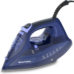 BEAUTURAL Steam Iron for Clothes with Precision Thermostat Dial