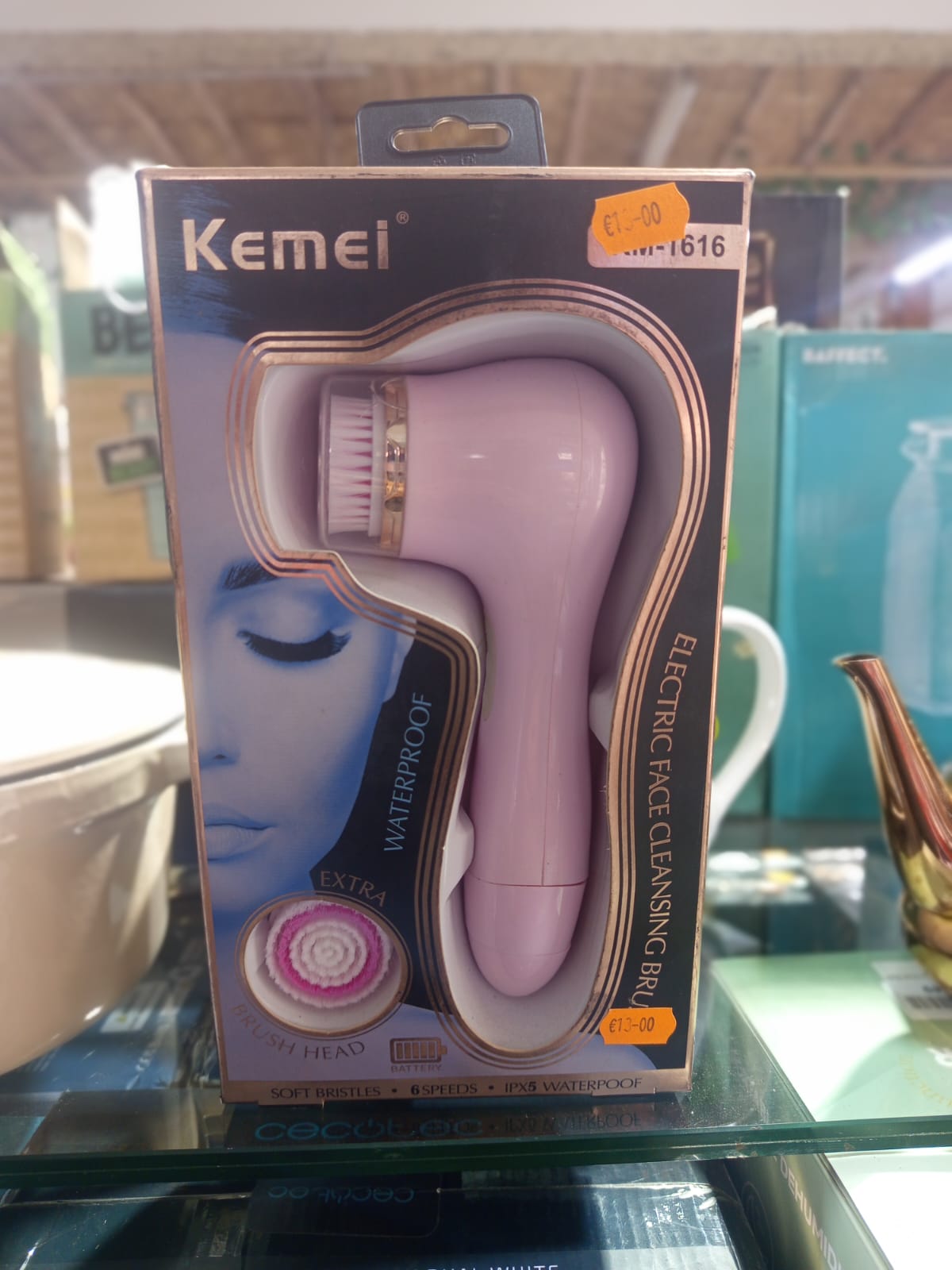 Electric Face Massager Rechargeable Cleansing Brush - Image 2