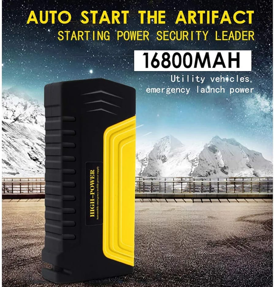 Multi-Function 12V Car Jump Starter, 16800mAh Starting Power Security Leader - Image 5