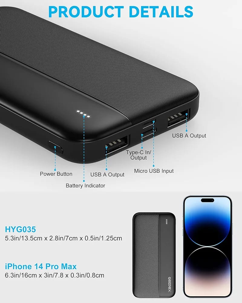 GREPRO PowerBank 10000mAh - Image 3