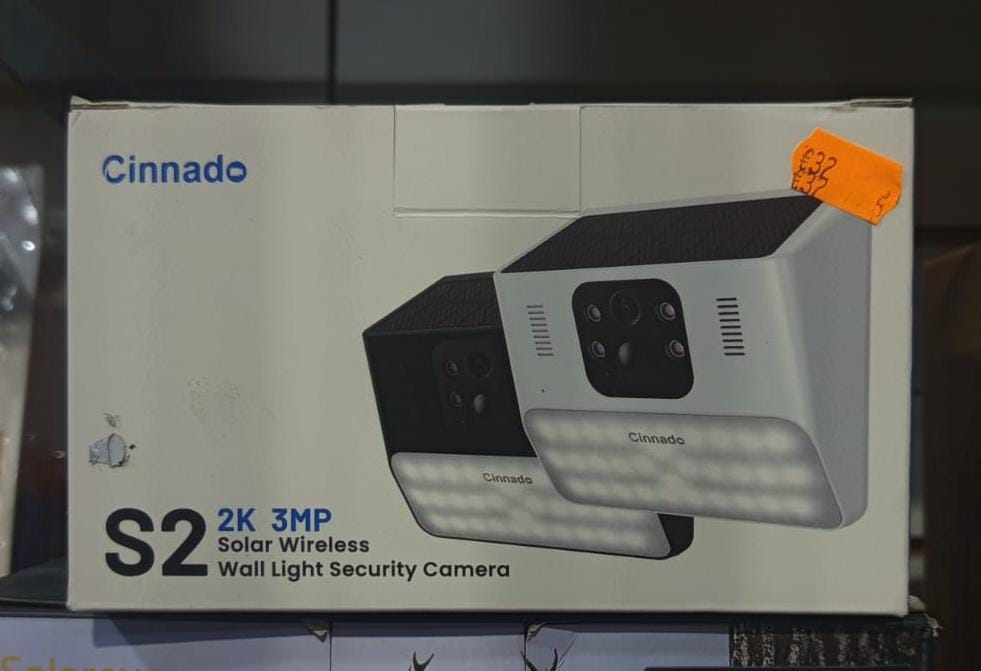 Cinnado Outdoor Camera Wireless-2K Solar Wall Light Cameras for Home Security with AI Motion Detection, Waterproof,Motion Activated Light, Siren Alarm Cloud/SD Storage, S2 (2, Black) - Image 2