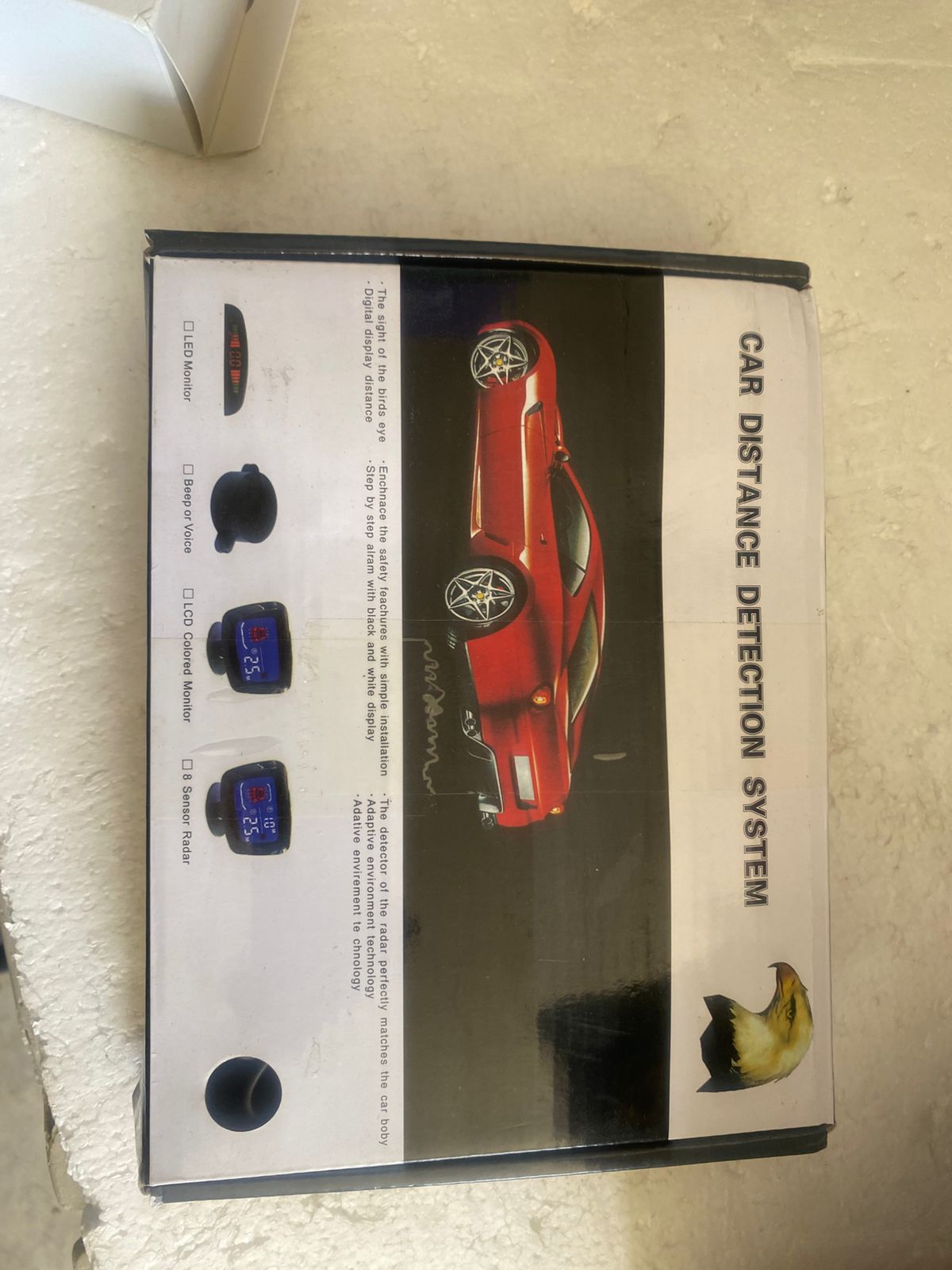 Car Distance Detection System 4 Parking Sensors Buzzer Car Reverse Backup - Image 2