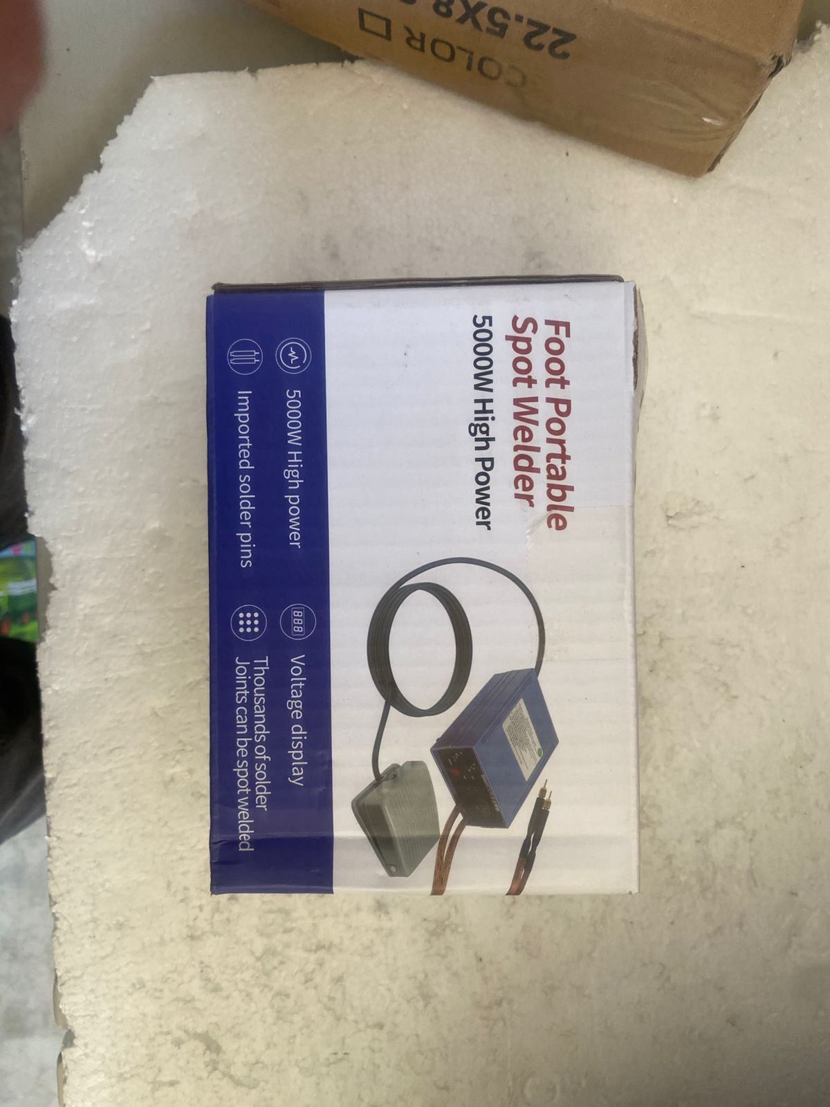 Spot Welder Kit, Mini Handheld Spot Welding Machine for 18650 Battery with Foot Pedal Rechargeable Portable Adjustable Spot Welder Spot Welding Machine Pen for Home DIY - Image 2