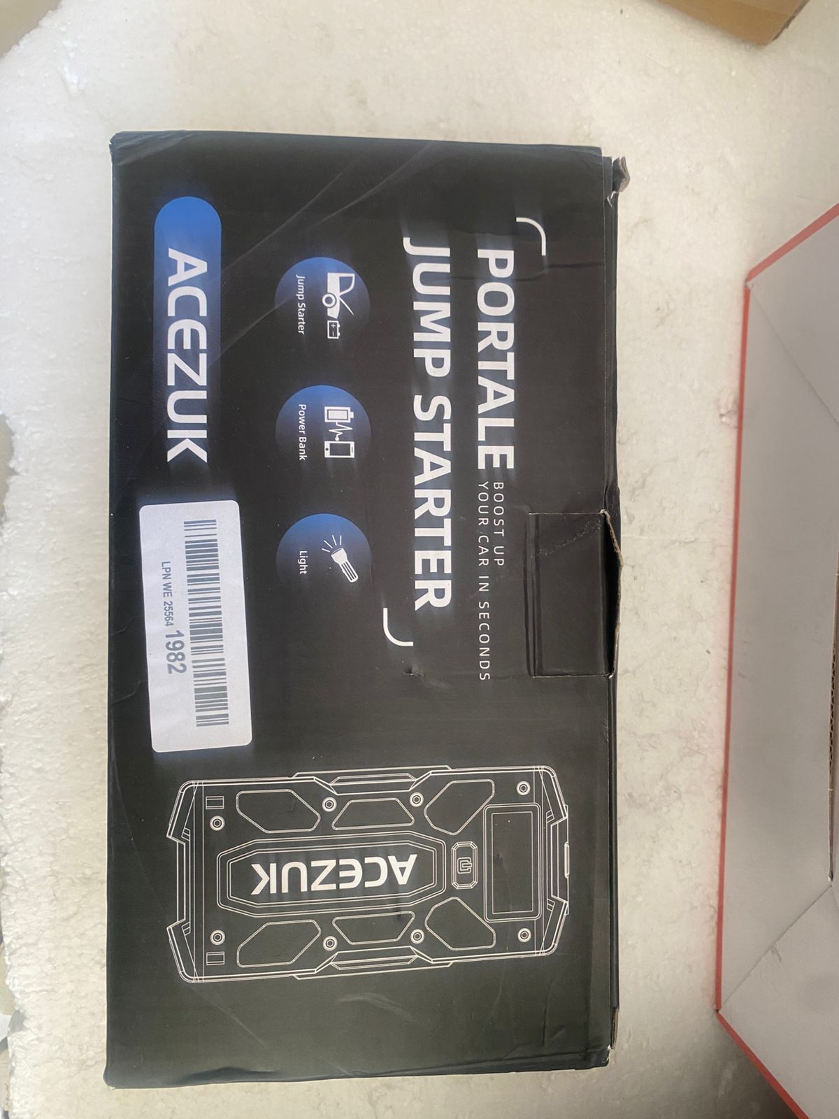 Car Battery Jump Starter 5000A Jump Box (10.0L Gas/8.0L Diesel), Portable Car Starter Battery Pack with Extended Smart Jumper Cables, Quick Charge, Large Display, Lights - Image 2