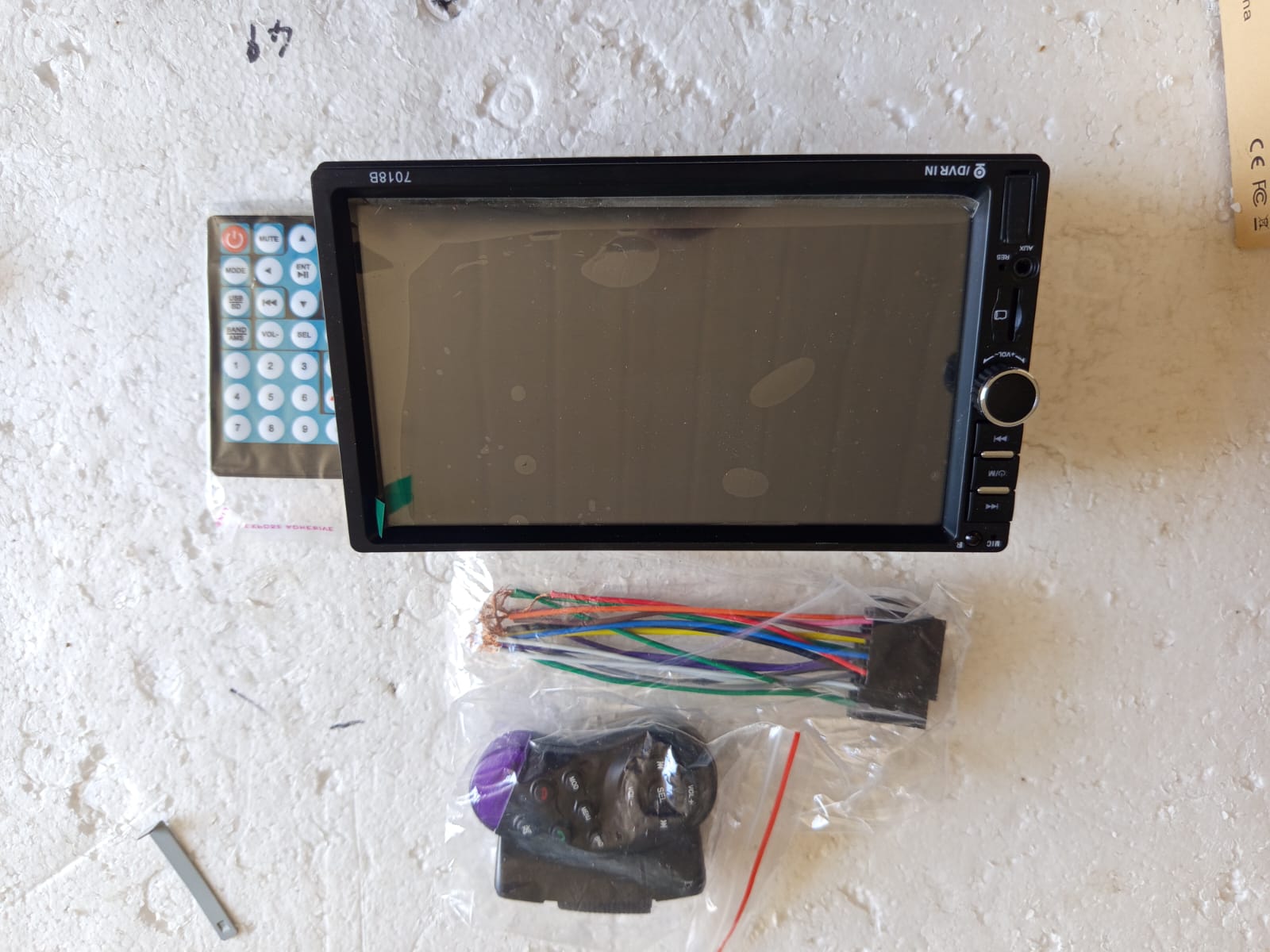 Car MP5 Player, 2 Din 12V Bluetooth Touch Screen Stereo HD, Support Bluetooth/USB Port/AUX/FM/TF/Mirrorlink, with Rear Camera and Remote Control - Image 2