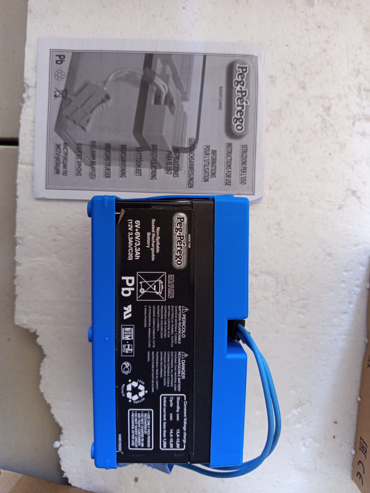 Peg Perego Official 12 Volt Replacement Battery for Ride on Toys. All Season Performance. Works with John Deere, Polaris, and Case IH licensed Peg Perego Ride on Toys - Image 3
