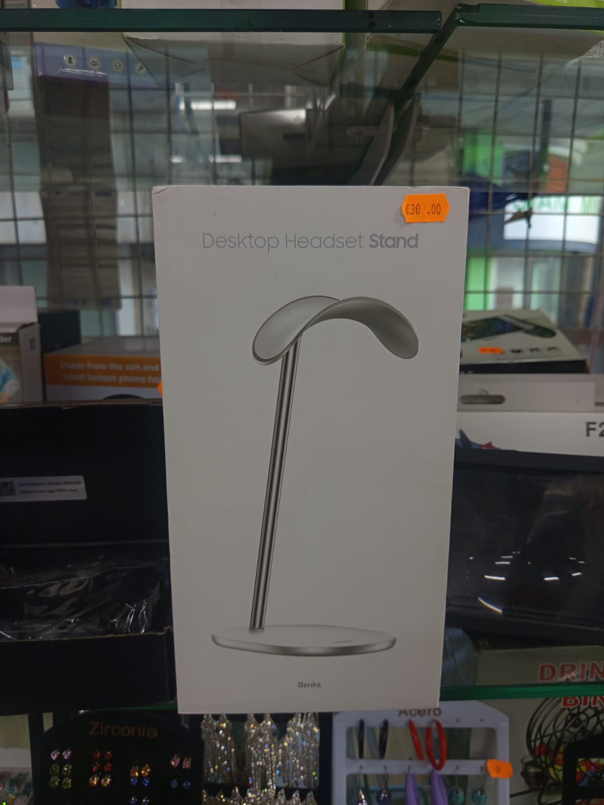 Headphone stand for apple airpods max universal aluminum gaming headset holder earphone holder earphone holder for all headphones black - Image 2