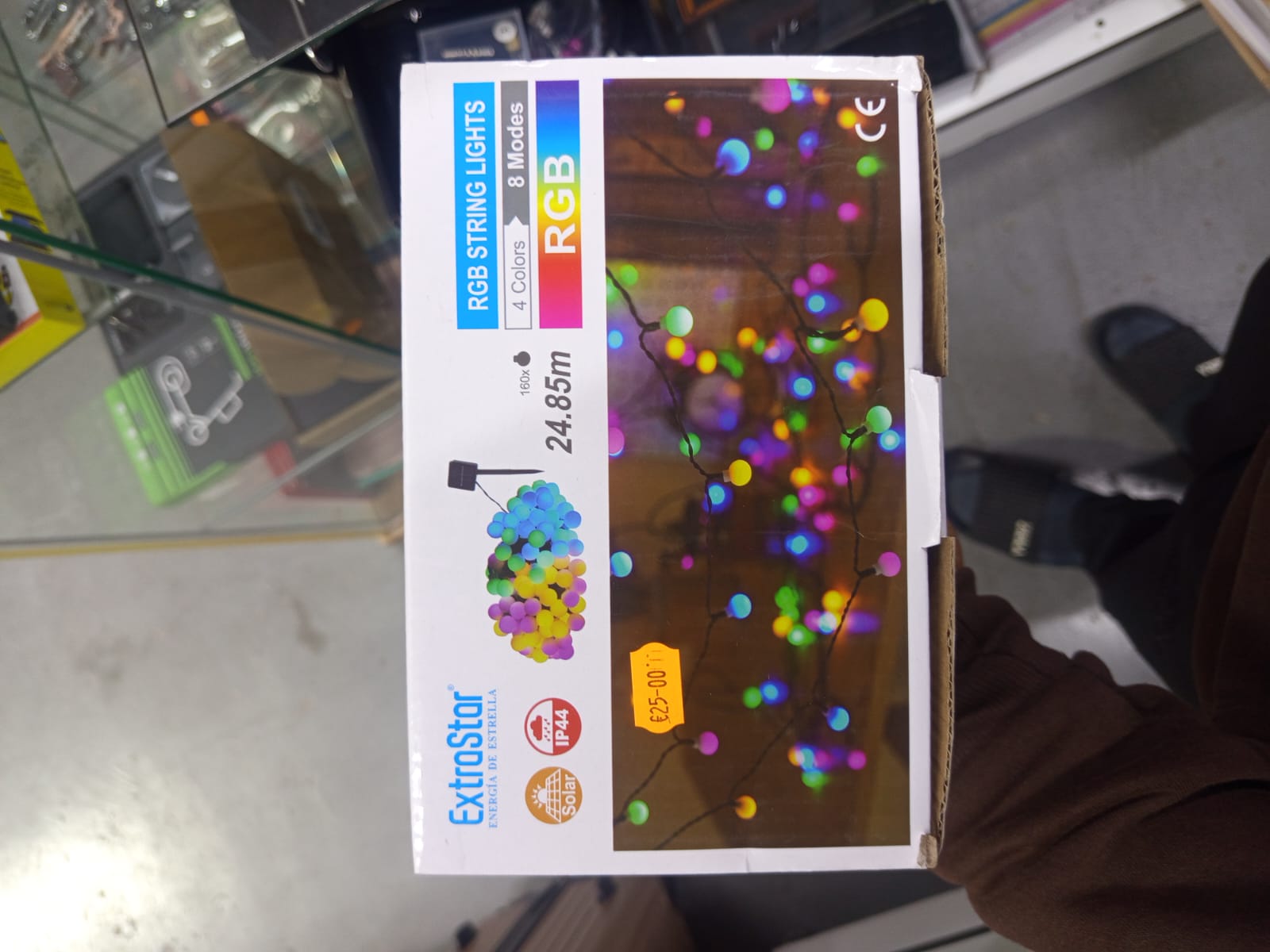 Extrastar Globe String Lights Battery Operated 8 Modes Colorful LED Outdoor String Lights, 34ft 100 LEDs Waterproof Ball Fairy Lights for Outdoor Indoor Holiday Wedding Party Garden Decoration - Image 2