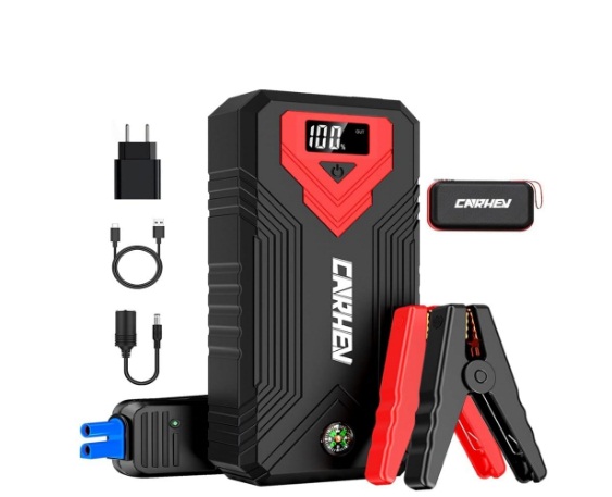 Jump Starter Power Bank for Cars, 4000 A Car Jump Starter Power Bank (up to 8.0 L Petrol or 8.0 L Diesel), 12 V Jump Starter Power Bank with USB Quick Charge and LED Torch - Image 4