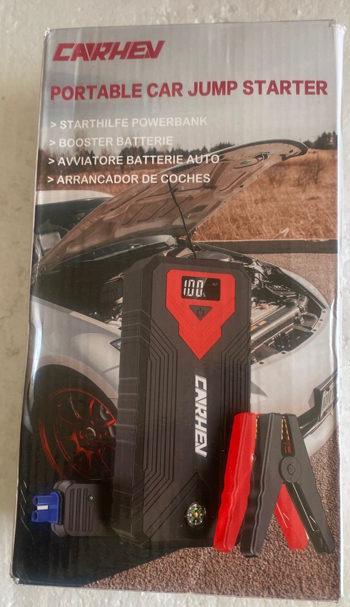 Jump Starter Power Bank for Cars, 4000 A Car Jump Starter Power Bank (up to 8.0 L Petrol or 8.0 L Diesel), 12 V Jump Starter Power Bank with USB Quick Charge and LED Torch - Image 3