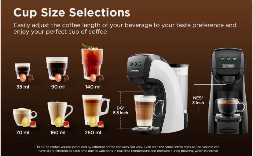 CAPXSNOB Multicapsule 4-in-1 Coffee Machine – Black | Fast, Versatile, Compact - Image 5