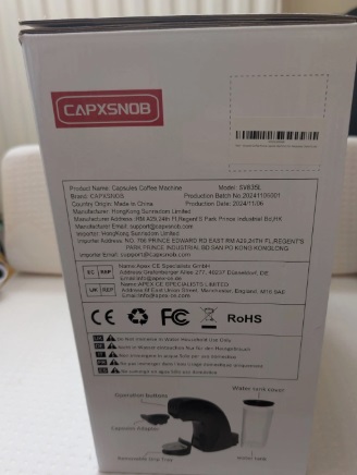 CAPXSNOB Multicapsule 4-in-1 Coffee Machine – Black | Fast, Versatile, Compact - Image 6