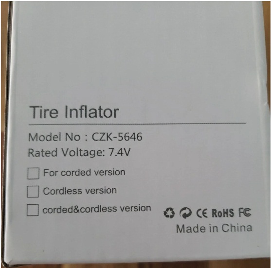 Tire Inflator Portable Air Compressor Bicycles, Motorcycles, Cars & balls NEW - Image 6