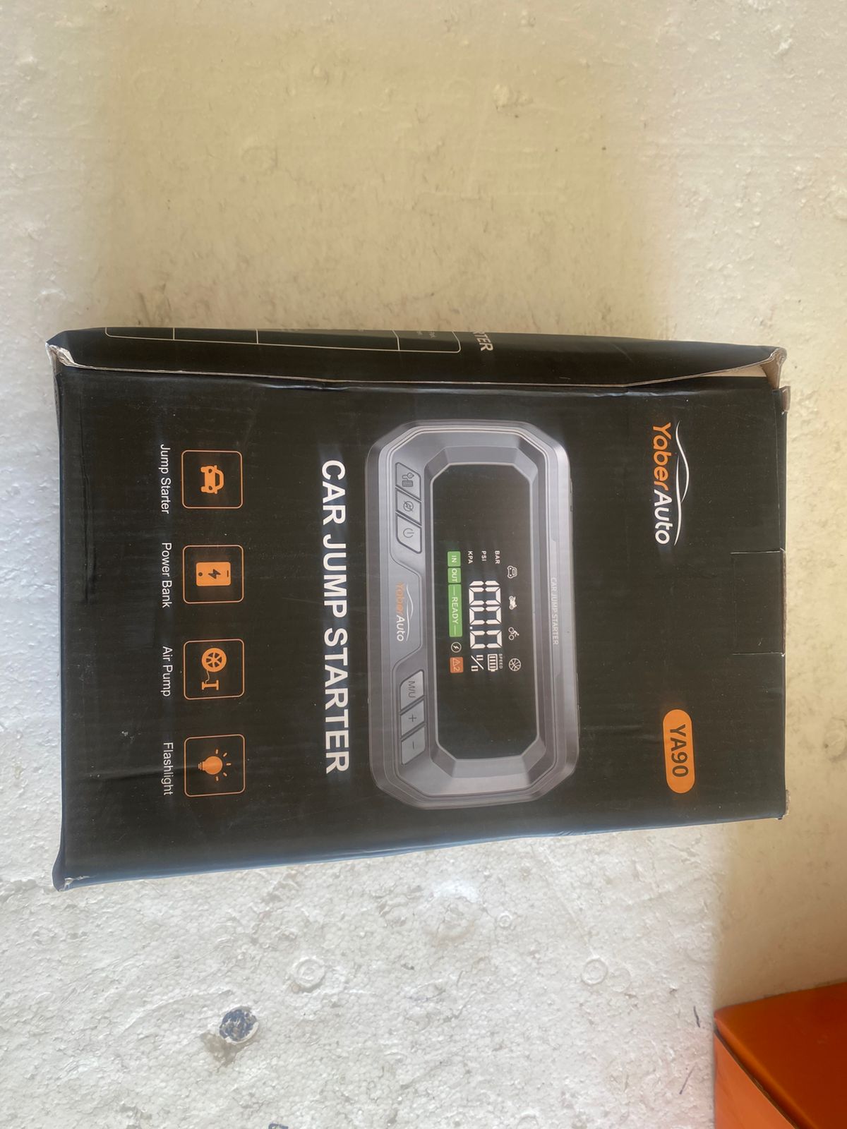 YaberAuto 12-in-1 Jump Starter with Air Compressor 8000A 160PSI 65W - Image 5