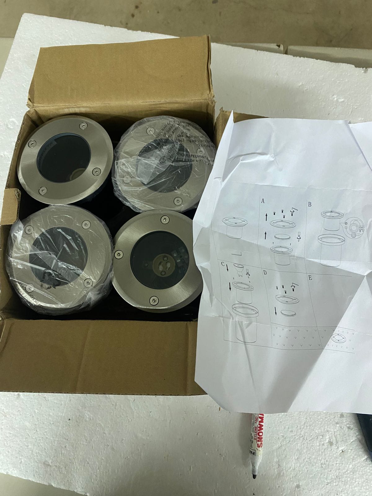 LED Underground Light Buried Lights GU10 Waterproof Outdoor Recessed Spot Ground Lamp Inground Floor Light - Image 2