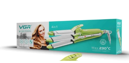 VGR V-569 ABS Green 4 in 1 Professional Hair Styler - Image 2