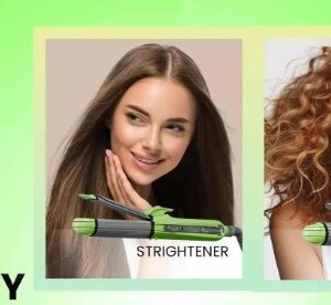 VGR V-569 ABS Green 4 in 1 Professional Hair Styler