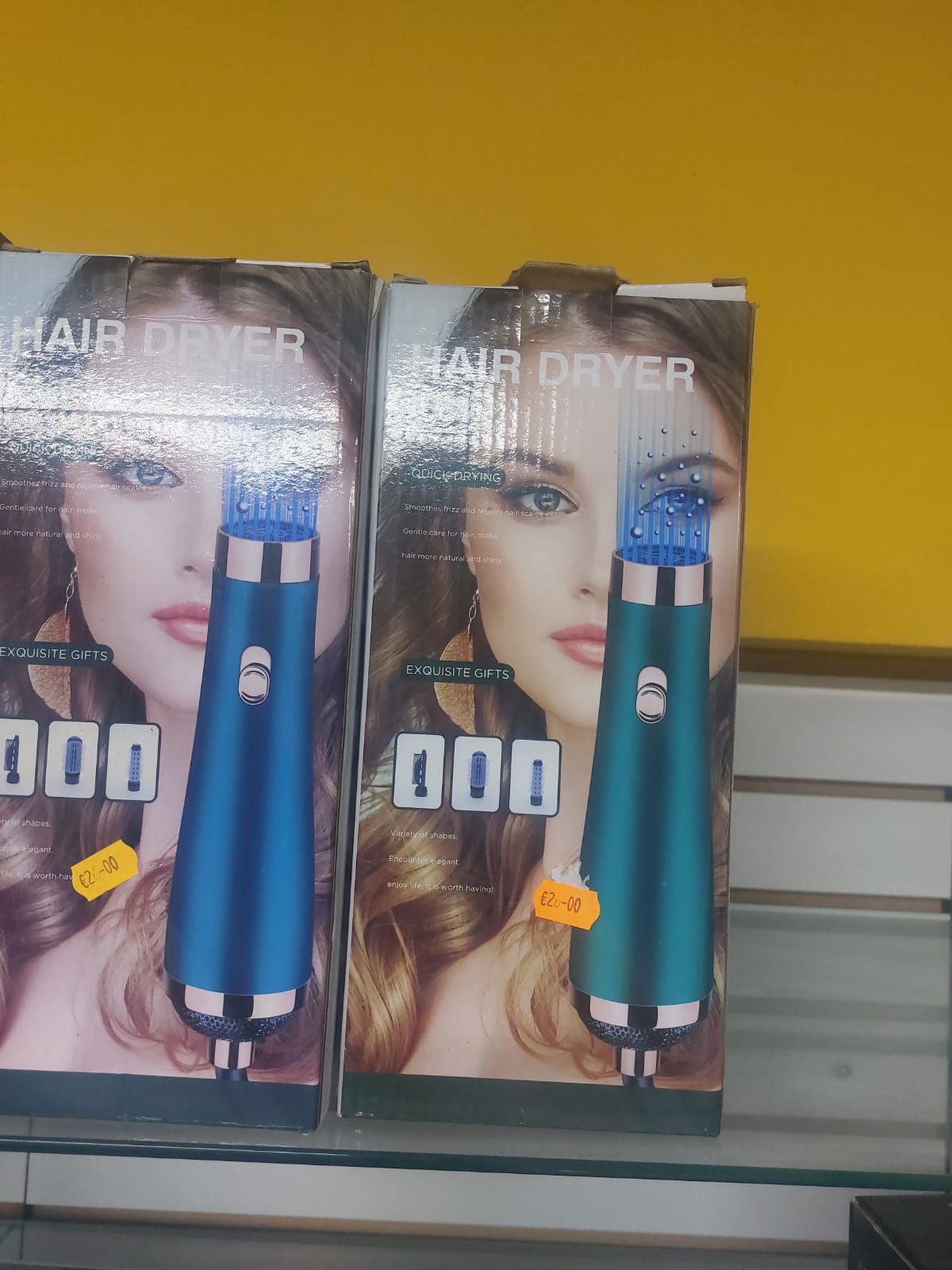 3 in 1 Ionic Hair Dryer Brush Hot Air Brush 3 Modes Hair Straightener Comb Curler Hairdryer Brush for Hair (Color :MULTICOLOUR)