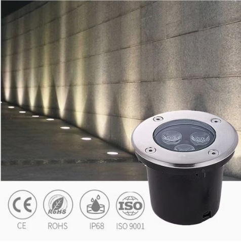 LED Underground Light Buried Lights GU10 Waterproof Outdoor Recessed Spot Ground Lamp Inground Floor Light