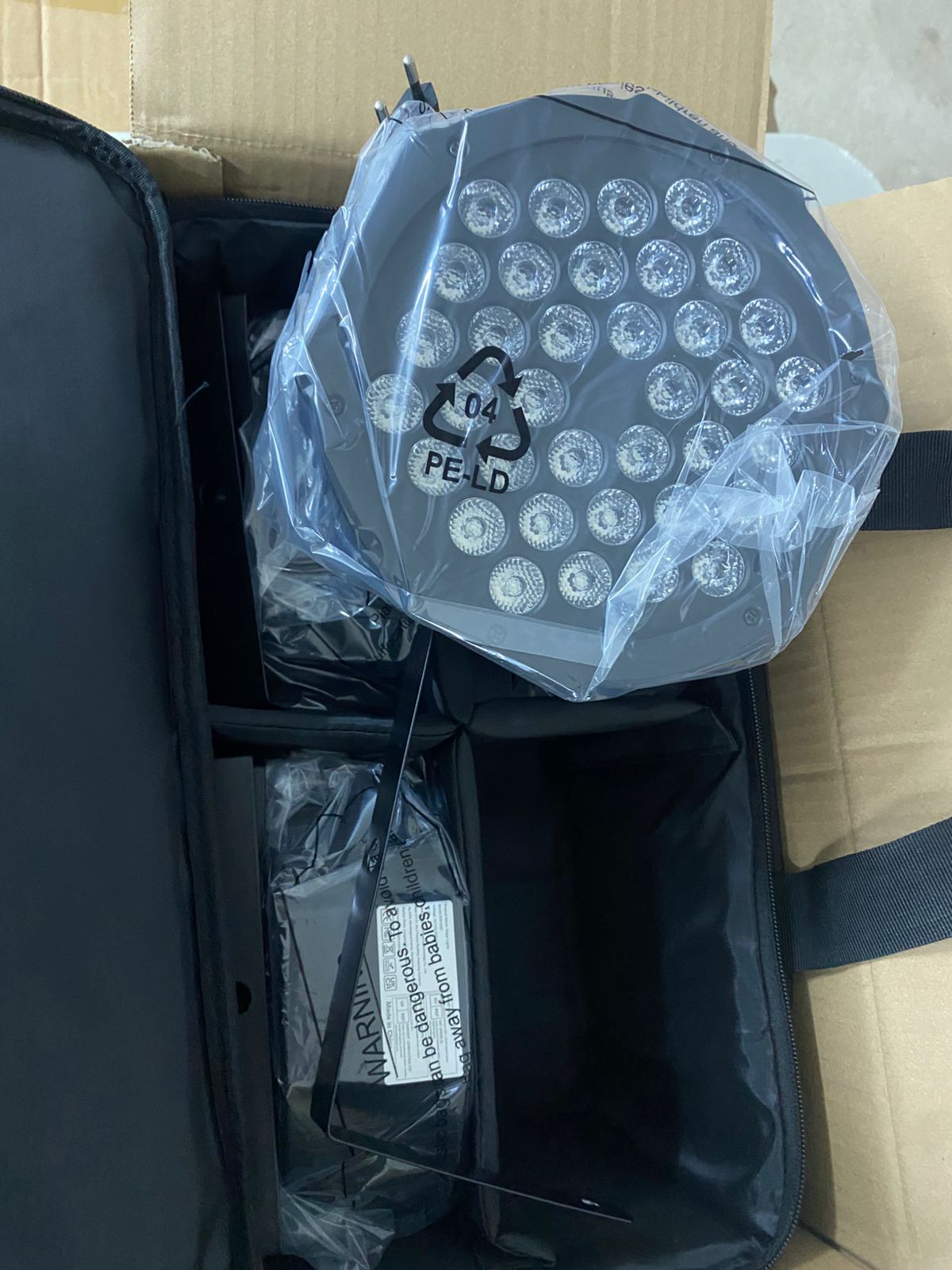 4 Pack RGB 36 LED Stage Lights with Remote Control, 72W LED Par Can Light Console 7CH Control, 7 Modes Disco Lights for Parties Wedding Club Party Concert Bars Show - Image 2