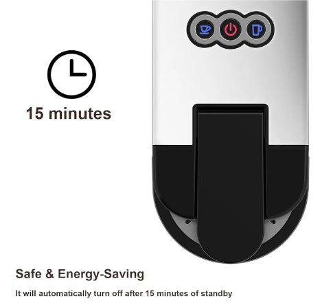 Single Cup Brew - Espresso Machine KOTLIE AC-513K 4-in-1 Capsule Coffee Maker for Nespresso Original/Dolce Gusto/Mixed Coffee/ESE Pads (44mm, 19 bar, 1450 W, 800 ml - Image 8