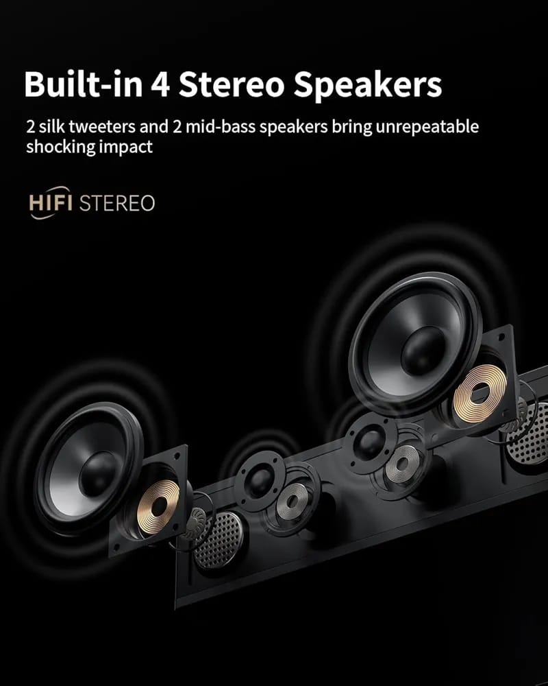 ANGELS HORN Vinyl Record Player, Bluetooth Turntable with Built in Speakers Phono Preamp, High Fidelity Turntables for Vinyl Records with Magnetic Cartridge AT-3600L, Belt Drive 2-Speed - Image 11