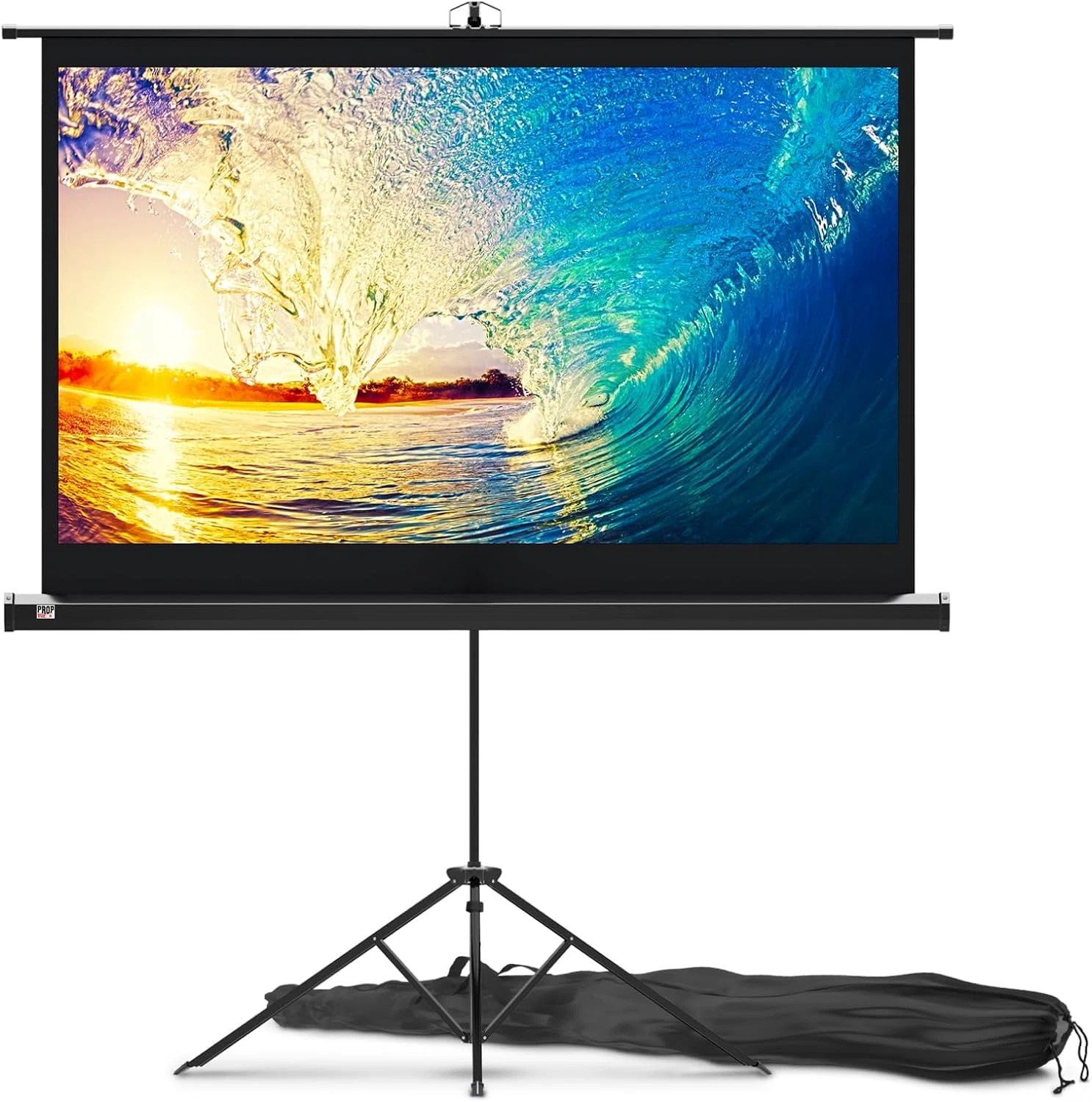 60-Inch Projector Screen with Stand – Indoor & Outdoor Portable Projection Screen