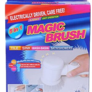 Electric Cleaning Brush, 3 in 1 Magic Power Scrubber for Kitchen Bathroom Tub Shower Tile Carpet Bidet Sofas, Cordless Battery Powered Scrubber w/3 Brush Heads