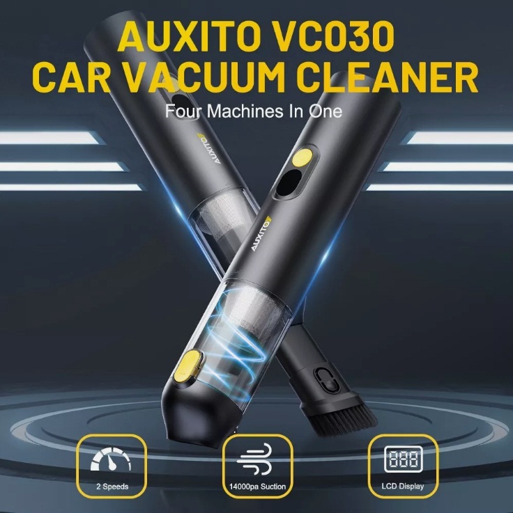 4 in 1 Car Vacuum Cleaner Mini Portable Handheld 14000PA Powerful Suction Blow