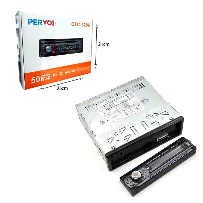 PerVoi Universal 1DIN Bluetooth/MP3/MP4 player USB 50Wx4 CTC-3206 Car MP3 player - Image 3