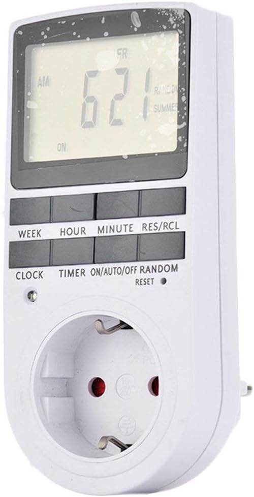 KWE-TM02 Electronic Digital Timer Plug Kitchen Timer Socket 230V 50Hz 7 Day 12/24 Hours - Image 2