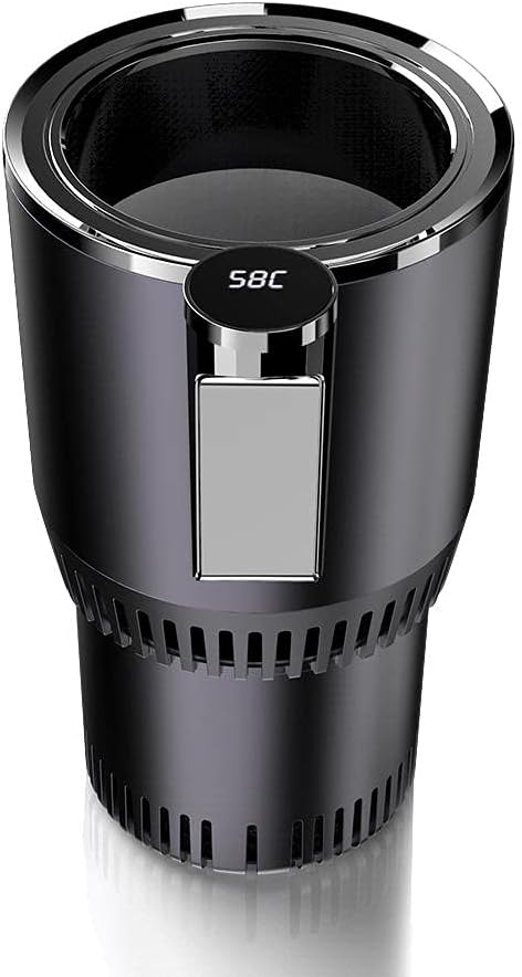 Auto Car Cup Cooler Warmer 2 In 1 Car Cooling And Heating Cup Holder with Display Temperature for Water Coffee Beverage Milk - Image 6